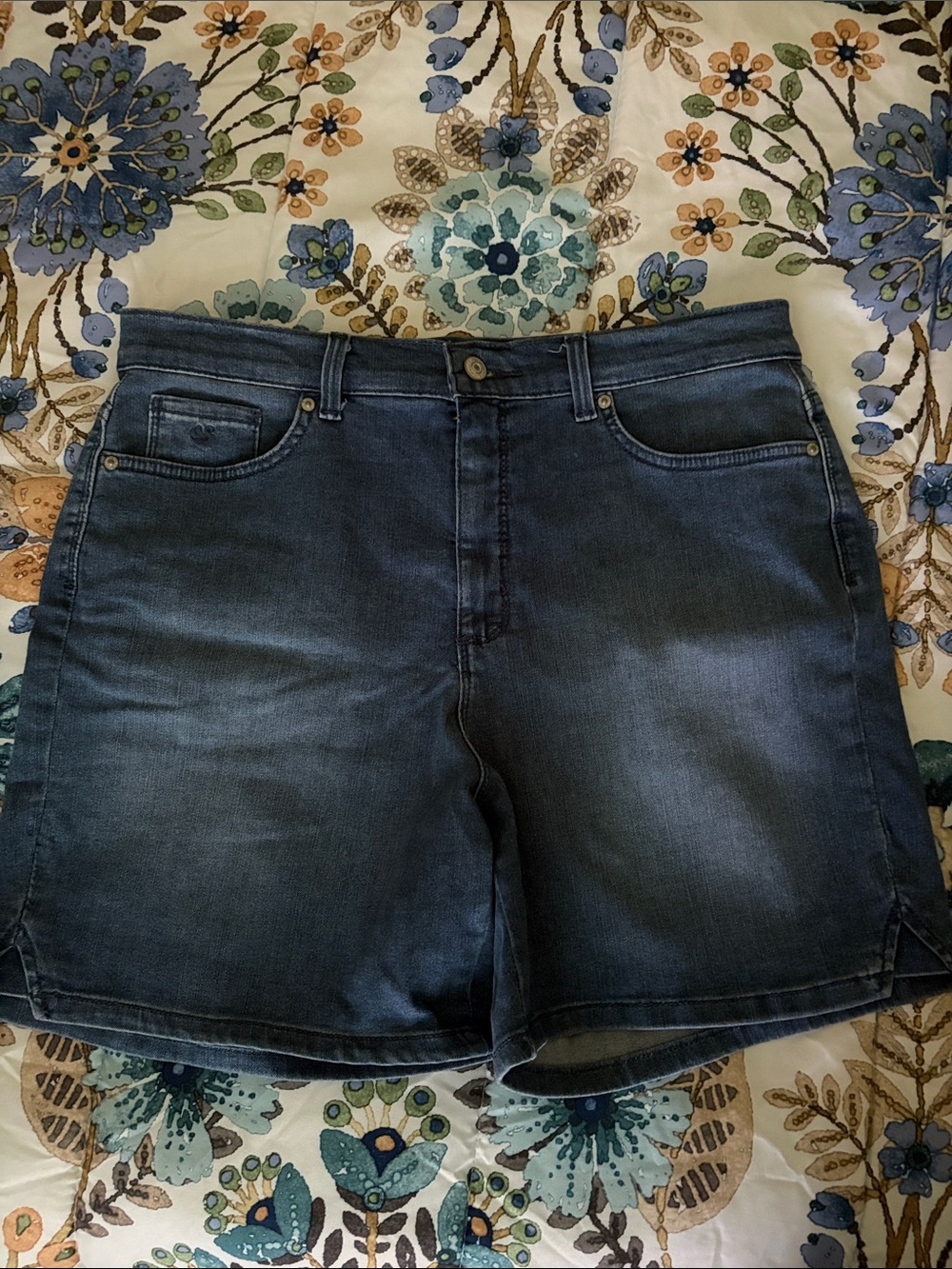 Gloria Vanderbilt Blue Jeans Shorts Amanda 14